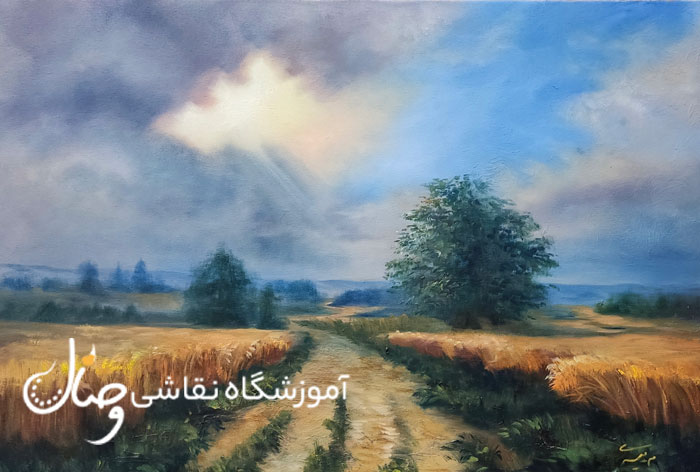 نقاشی رنگ روغن منظره