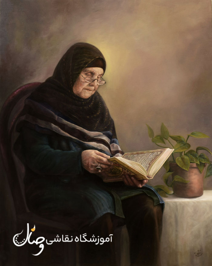 رنگ روغن اضافه روی پالت