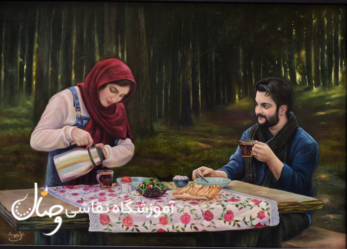مدل نقاشی رنگ روغن مدرن و کلاسیک