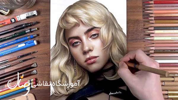 اصول نقاشی با مداد رنگی