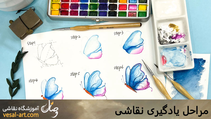 مراحل یادگیری نقاشی 