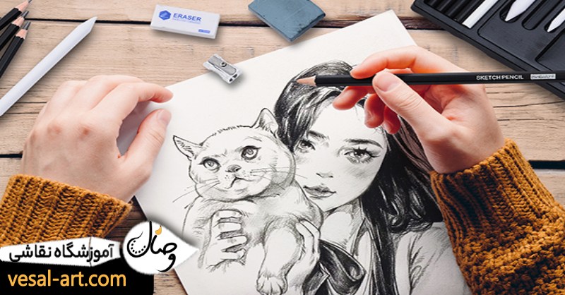 لوازم مورد نیاز افراد حرفه ای برای کشیدن نقاشی و طراحی 
