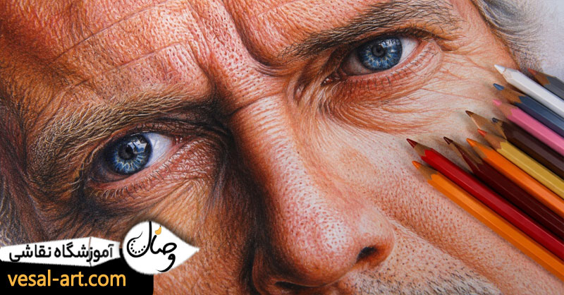 نقاشی با مداد رنگی